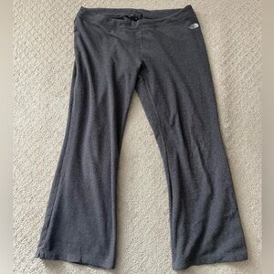 The North Face gray fleece pants size Large